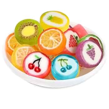 Assorted Fruit Slices Hard Candy